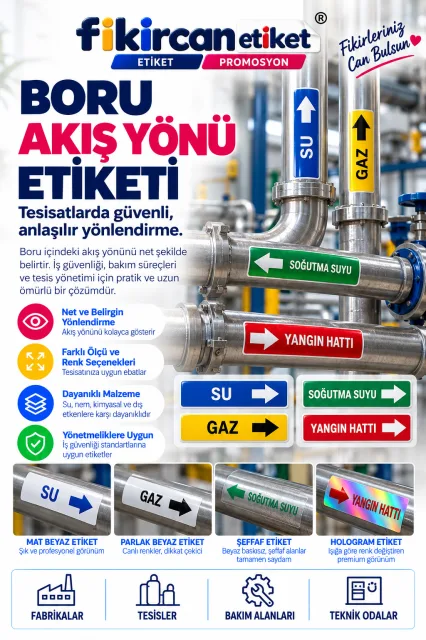 Boru ve Tesisat İşaretleme