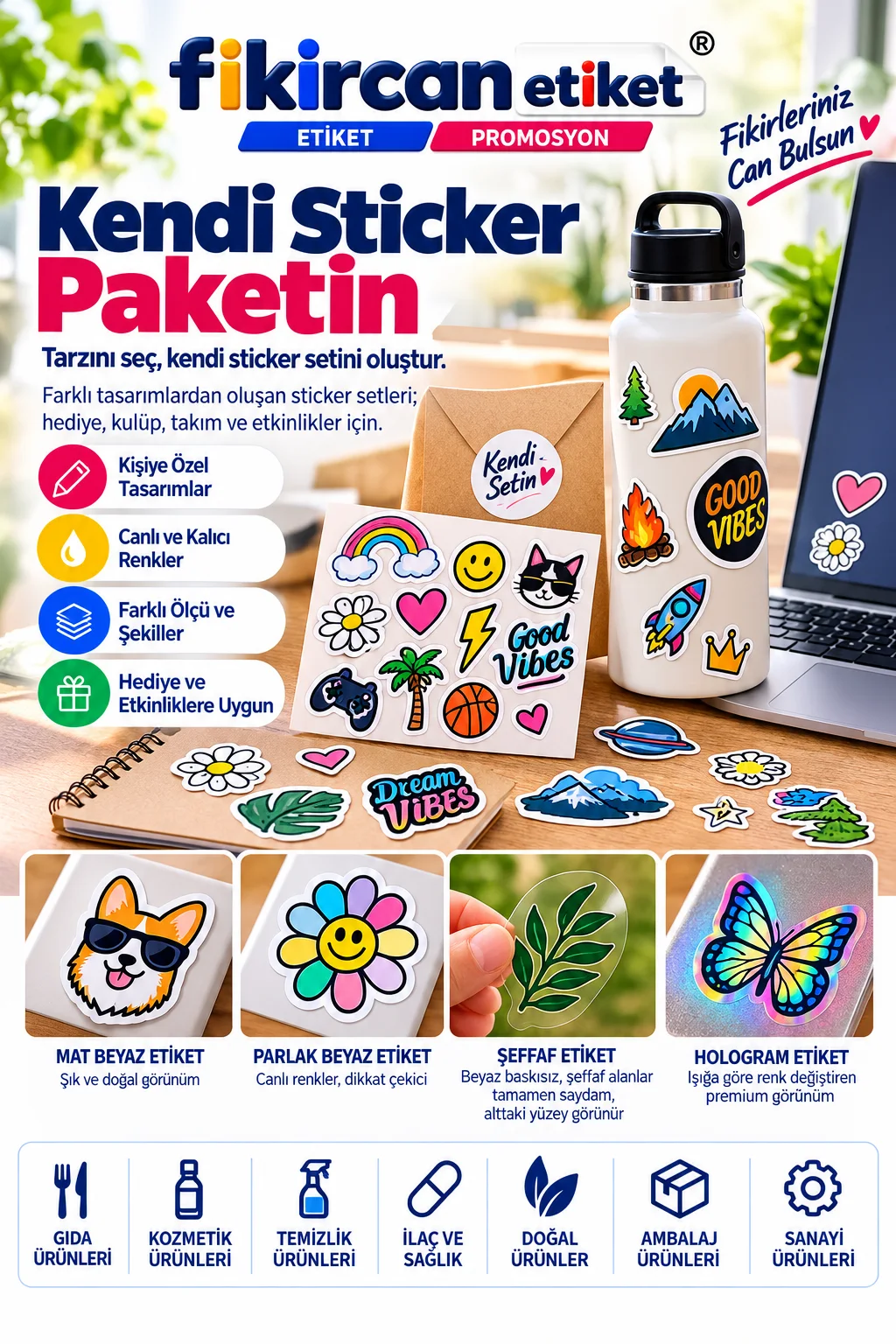 Kendi Sticker Paketin