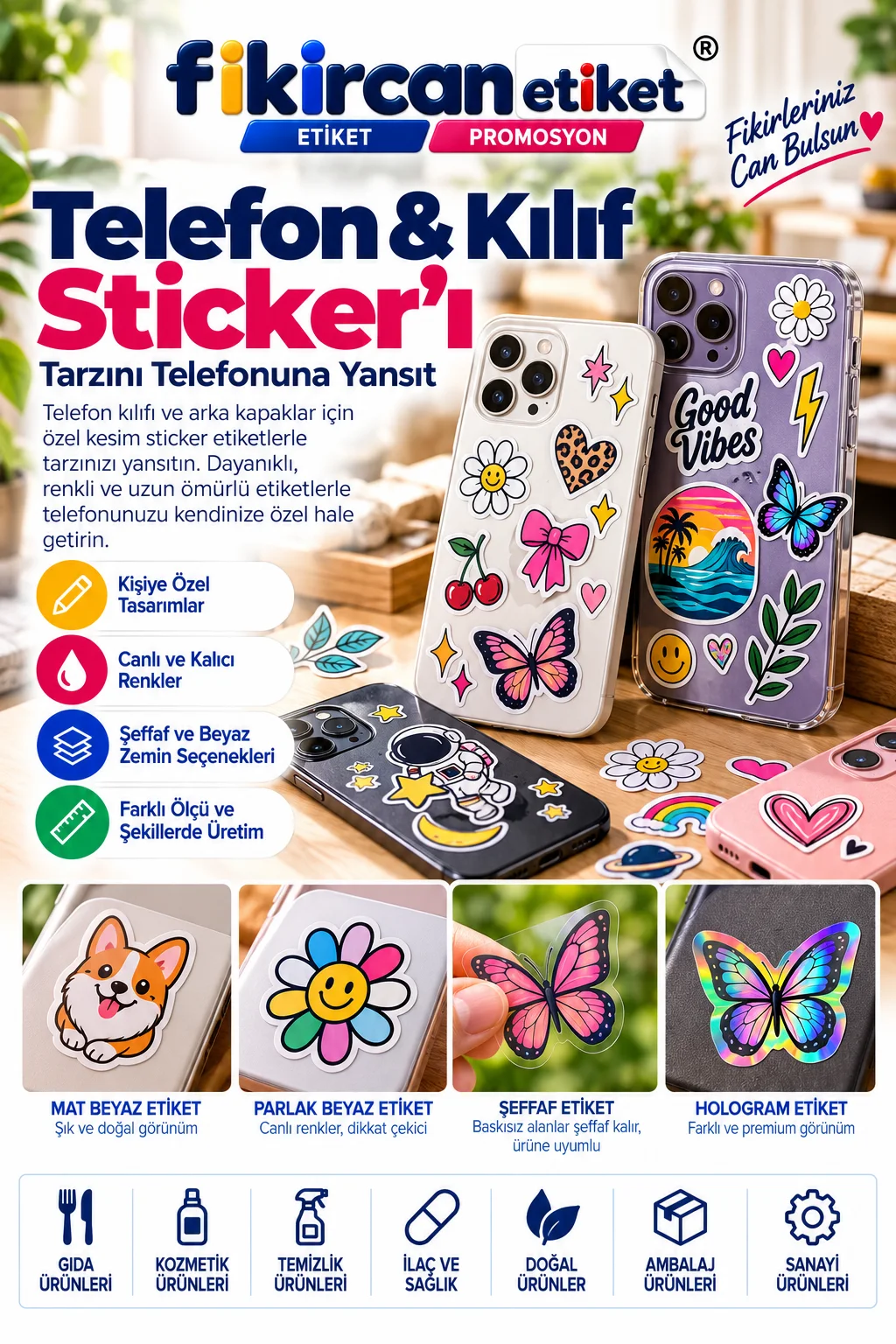 Telefon & Kılıf Sticker'ı