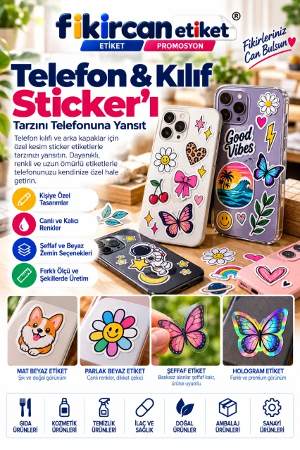 Telefon & Kılıf Sticker'ı