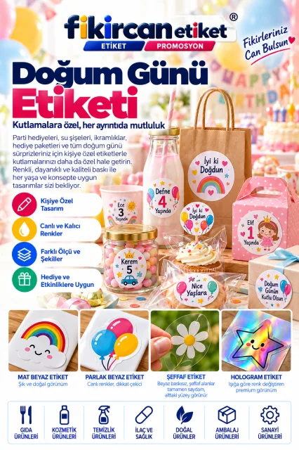 Doğum Günü Etiketi
