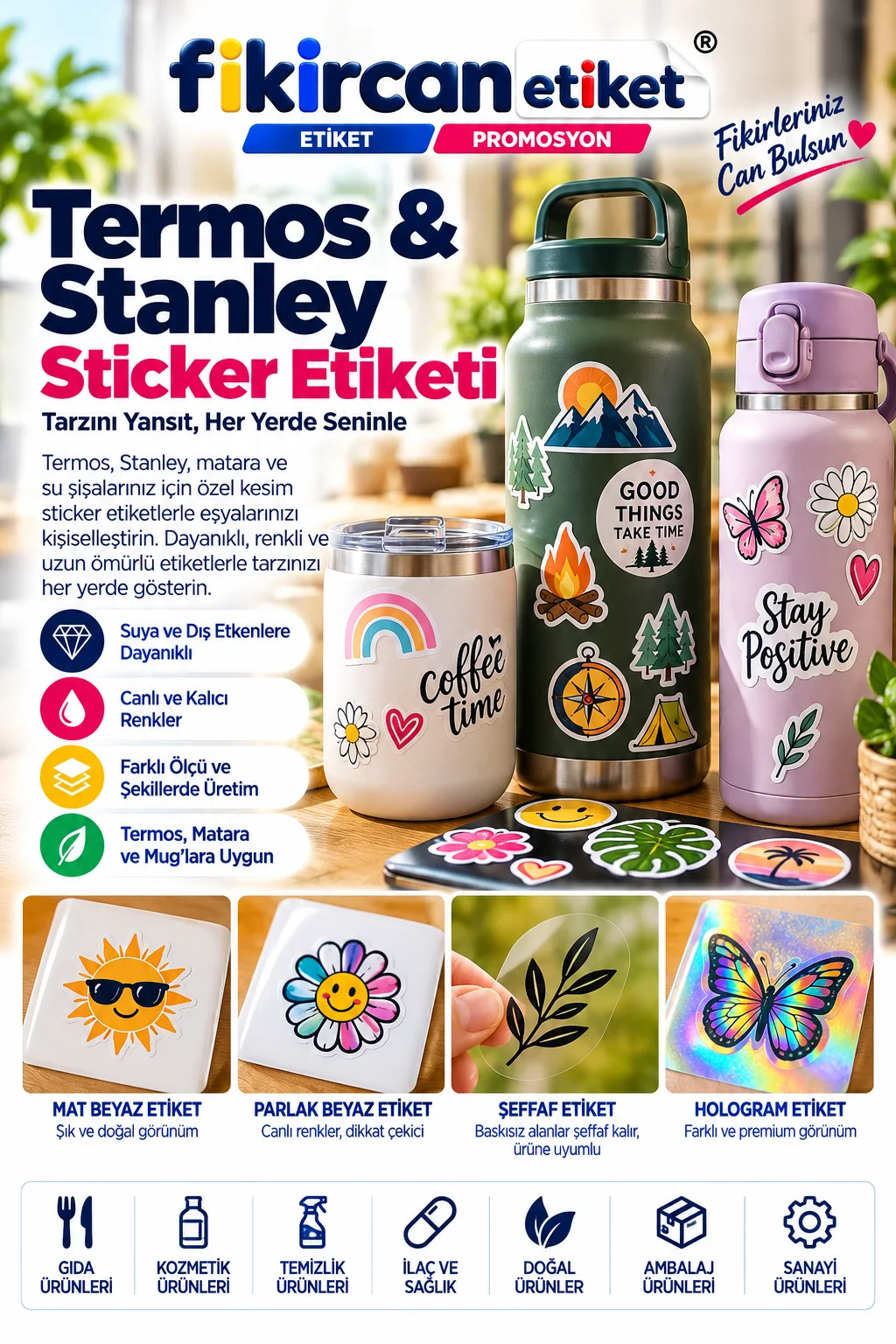 Termos & Stanley Sticker'ı