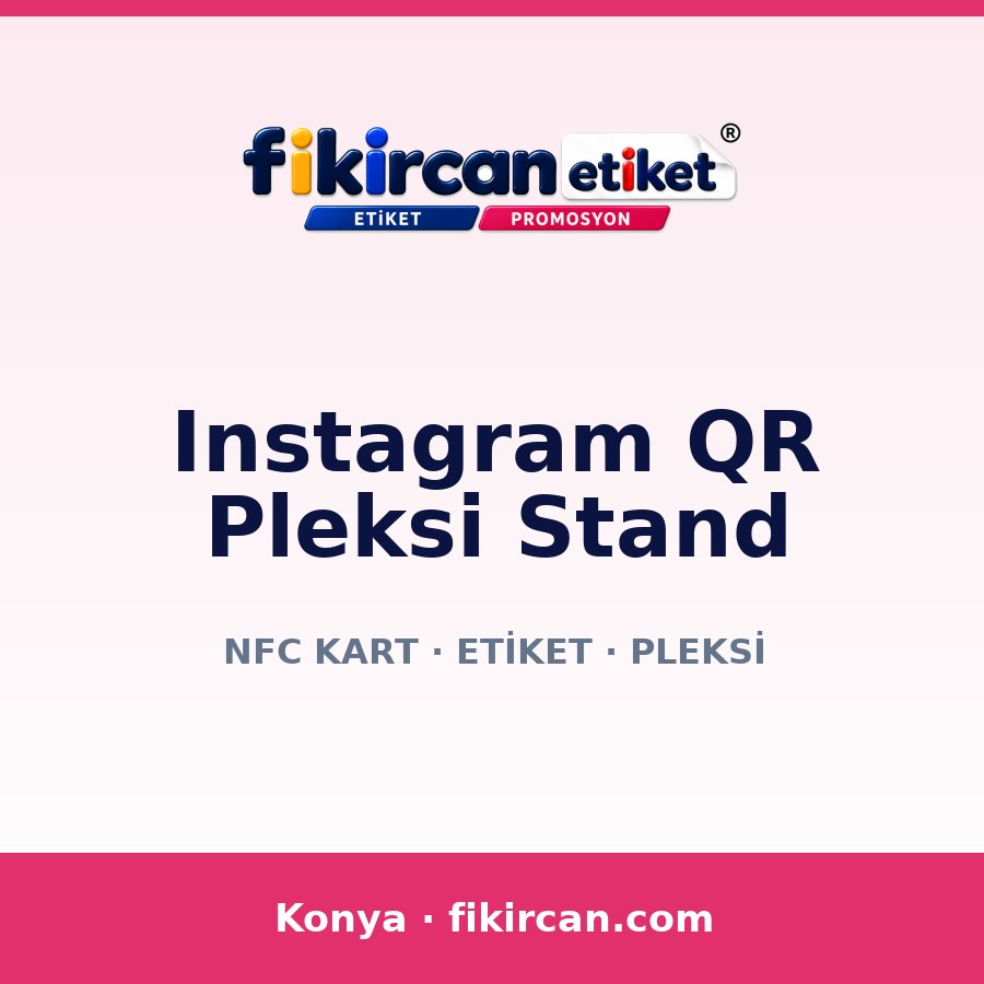 Instagram QR Pleksi Stand
