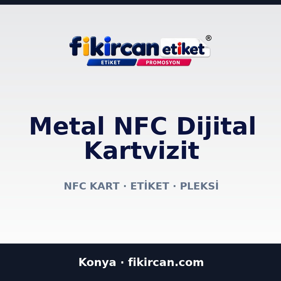 Metal NFC Dijital Kartvizit