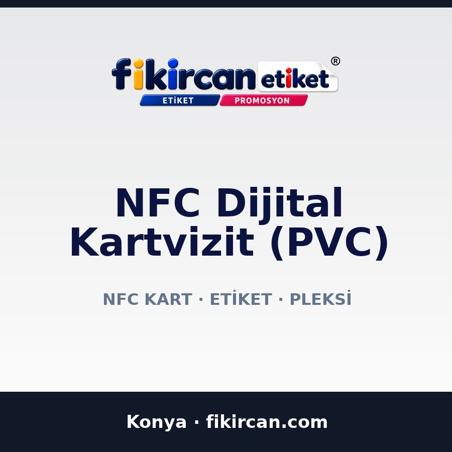 NFC Dijital Kartvizit (PVC)
