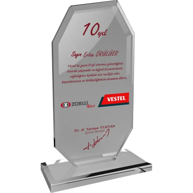 Kristal Plaket EKT-102