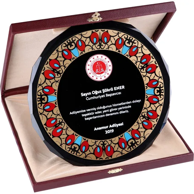 Kutulu Kristal Plaket EKT-300