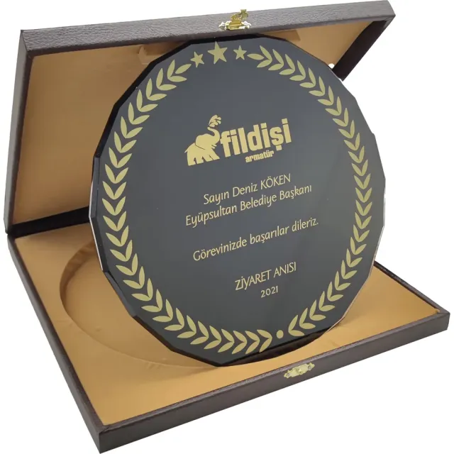 Kutulu Kristal Plaket EKT-500