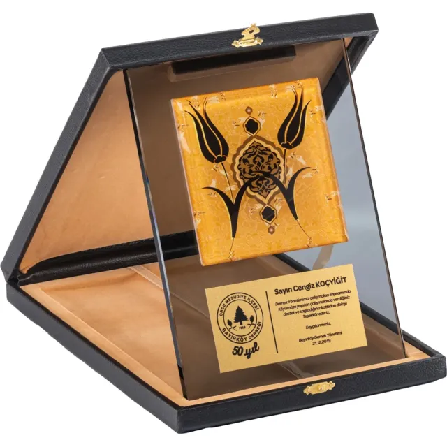 Kutulu Kristal Plaket EKT-710