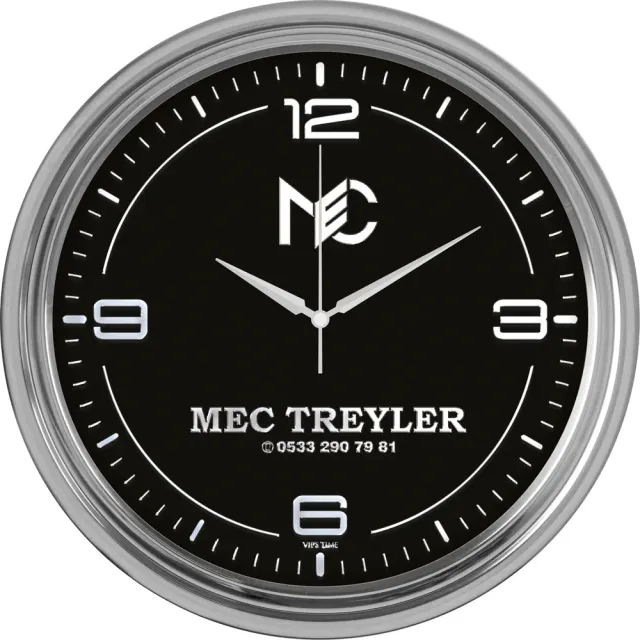 Paslanmaz Metal Duvar Saati V30-960-GV