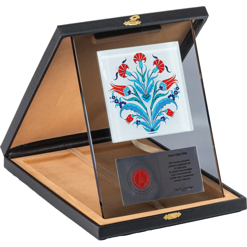 Kutulu Kristal Plaket EKT-720