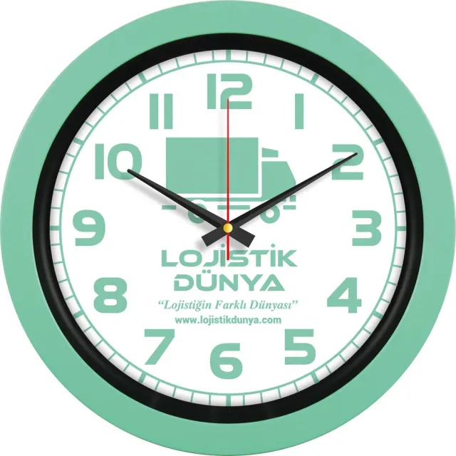 Plastik Duvar Saati V30-346-MYSL