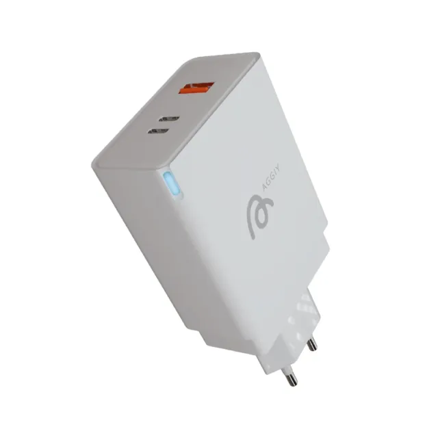 AG-65 65W QC3 Şarj Aleti PD USB + Type-C Apple ve Android Uyumlu