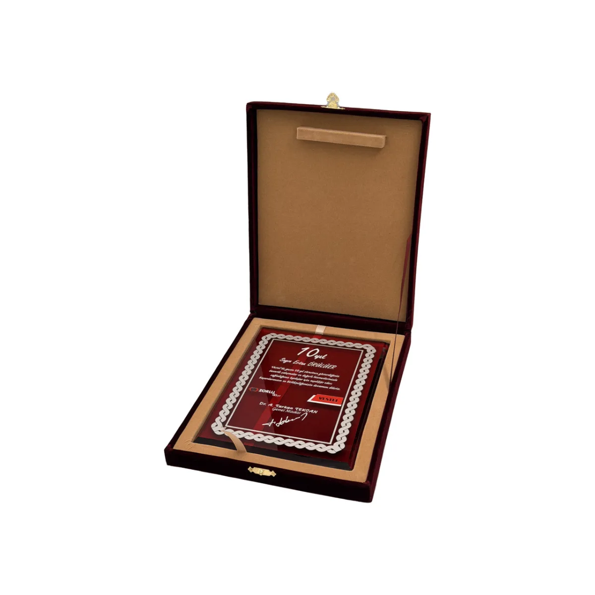 PB2027 15X20 Kristal Plaket — görsel 2