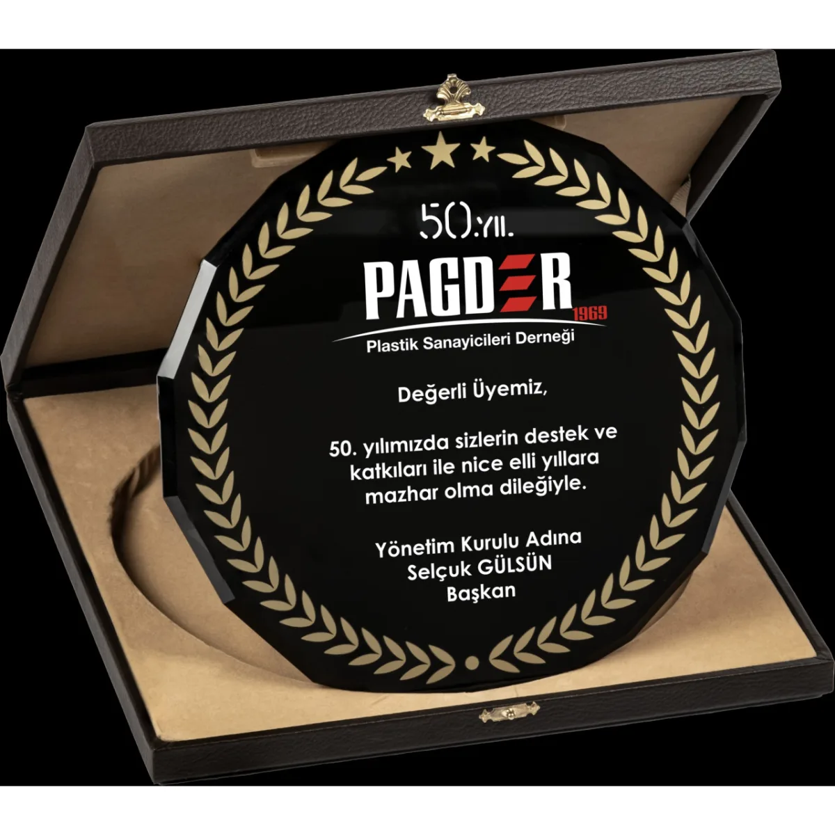 PB1512 Tabak Kristal Plaket