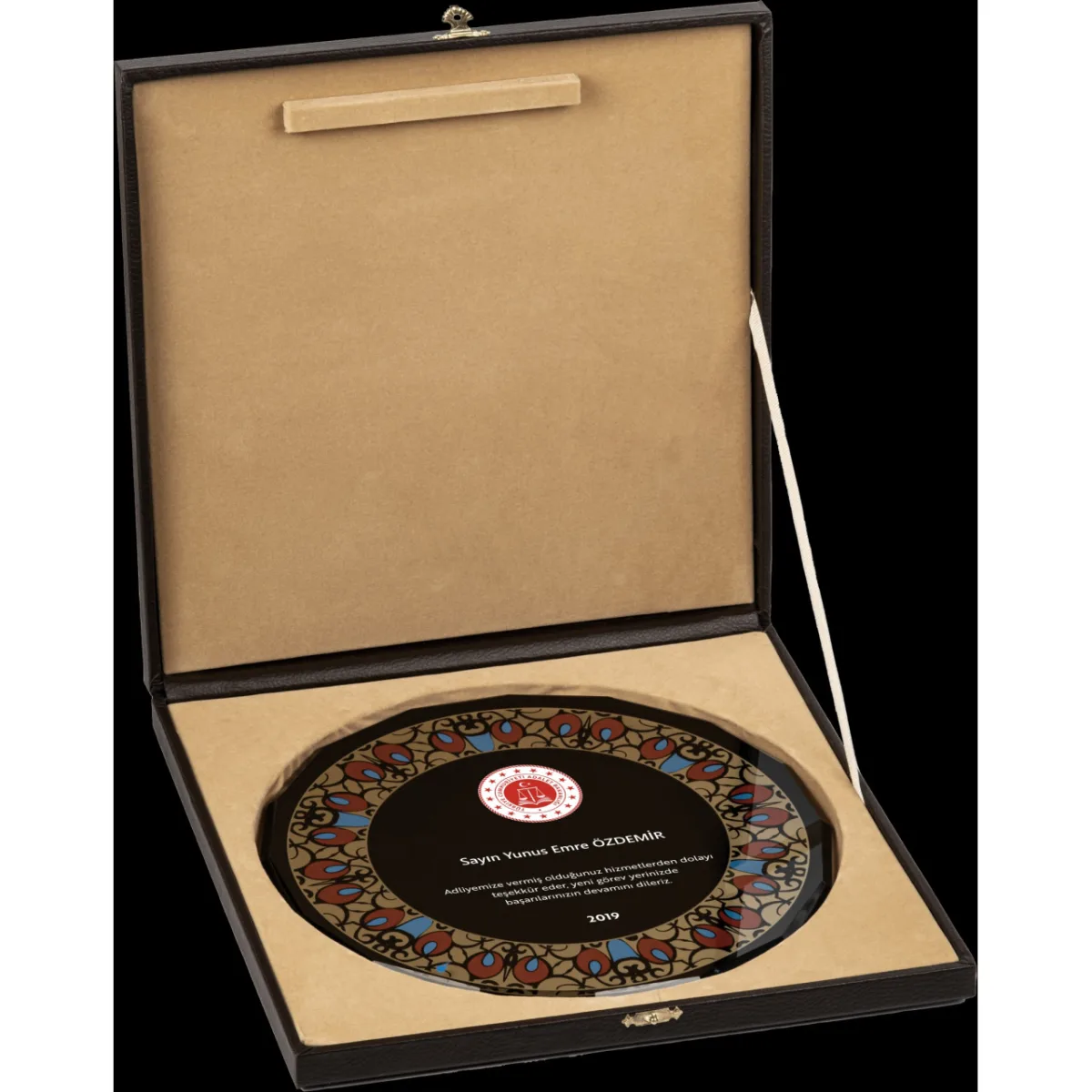 PB1509 Tabak Kristal Plaket — görsel 4