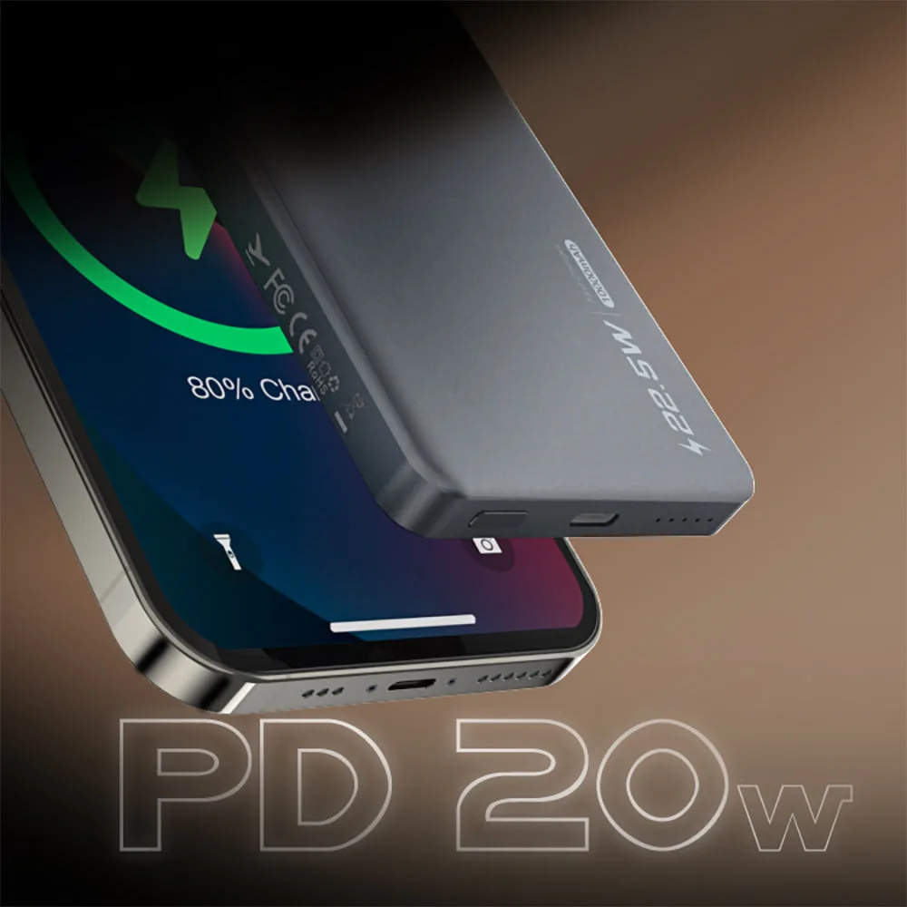 Lenyes PW019D | PD 20W Ultra İnce Wireless Powerbank 15W 5000mAh