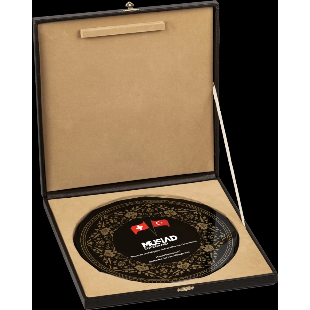 PB1505 Tabak Kristal Plaket — görsel 4