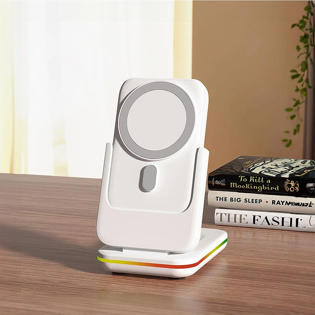 AG-W18 23W 3 in 1 Wireless MagSafe Şarj İstasyonu & PowerBank