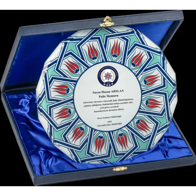 PB1601 Tabak Kristal Plaket