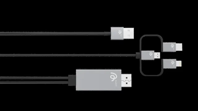 AG-SD11 Hdmı to 3 In 1 Mobil Telefon Uyumlu Görüntü Aktarıcı Kablo (2m)