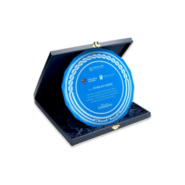 PB1524 Tabak Kristal Plaket