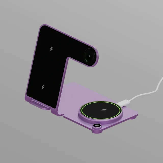 AG-W11 3’ü 1 Arada MagSafe Şarj Cihazı — görsel 2