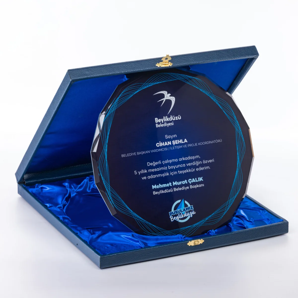 PB1610 Tabak Kristal Plaket — görsel 4