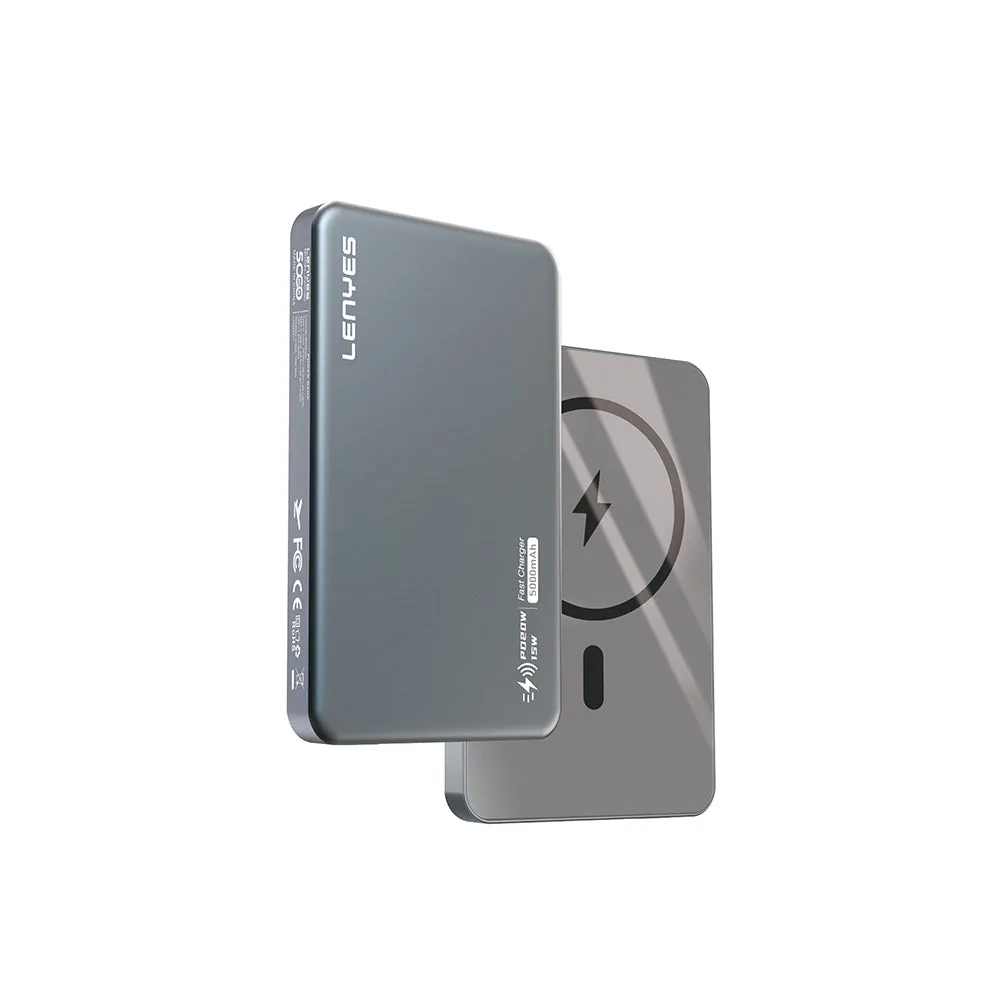 Lenyes PW019D | PD 20W Ultra İnce Wireless Powerbank 15W 5000mAh