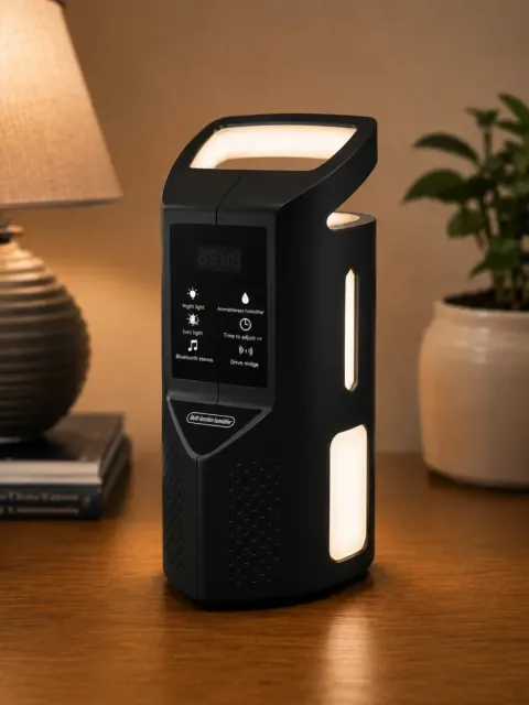 Focus Power Hava Nemlendirici Sinek Savar Bluetooth Hoparlör Gece Lambası — görsel 3