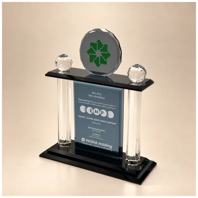 PB653 Kristal Plaket