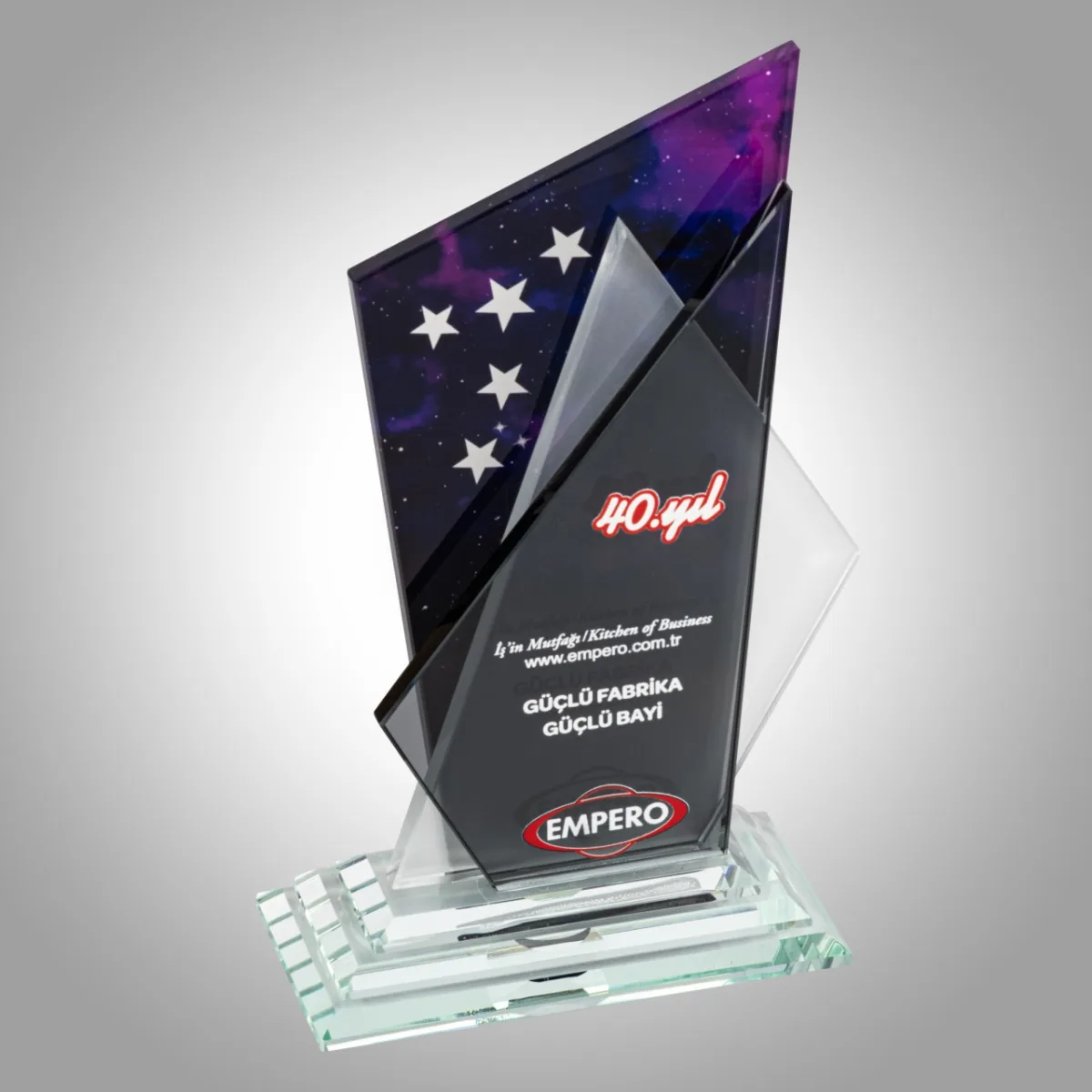 PB752 Kristal Plaket — görsel 2