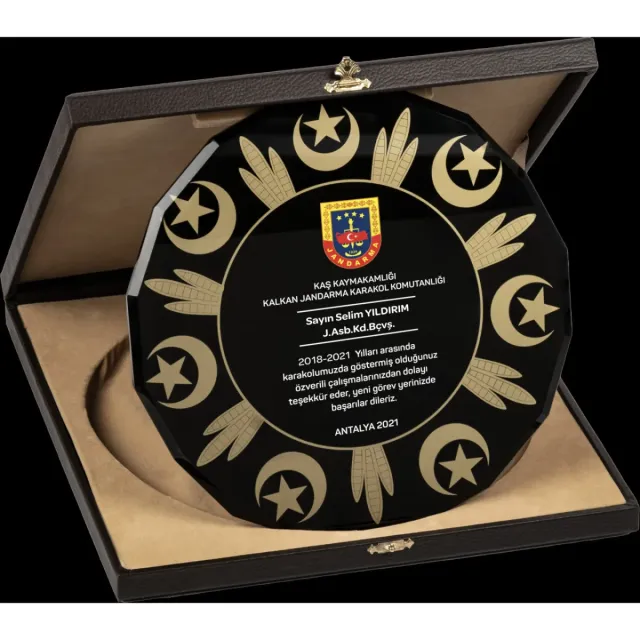 PB1510 Tabak Kristal Plaket