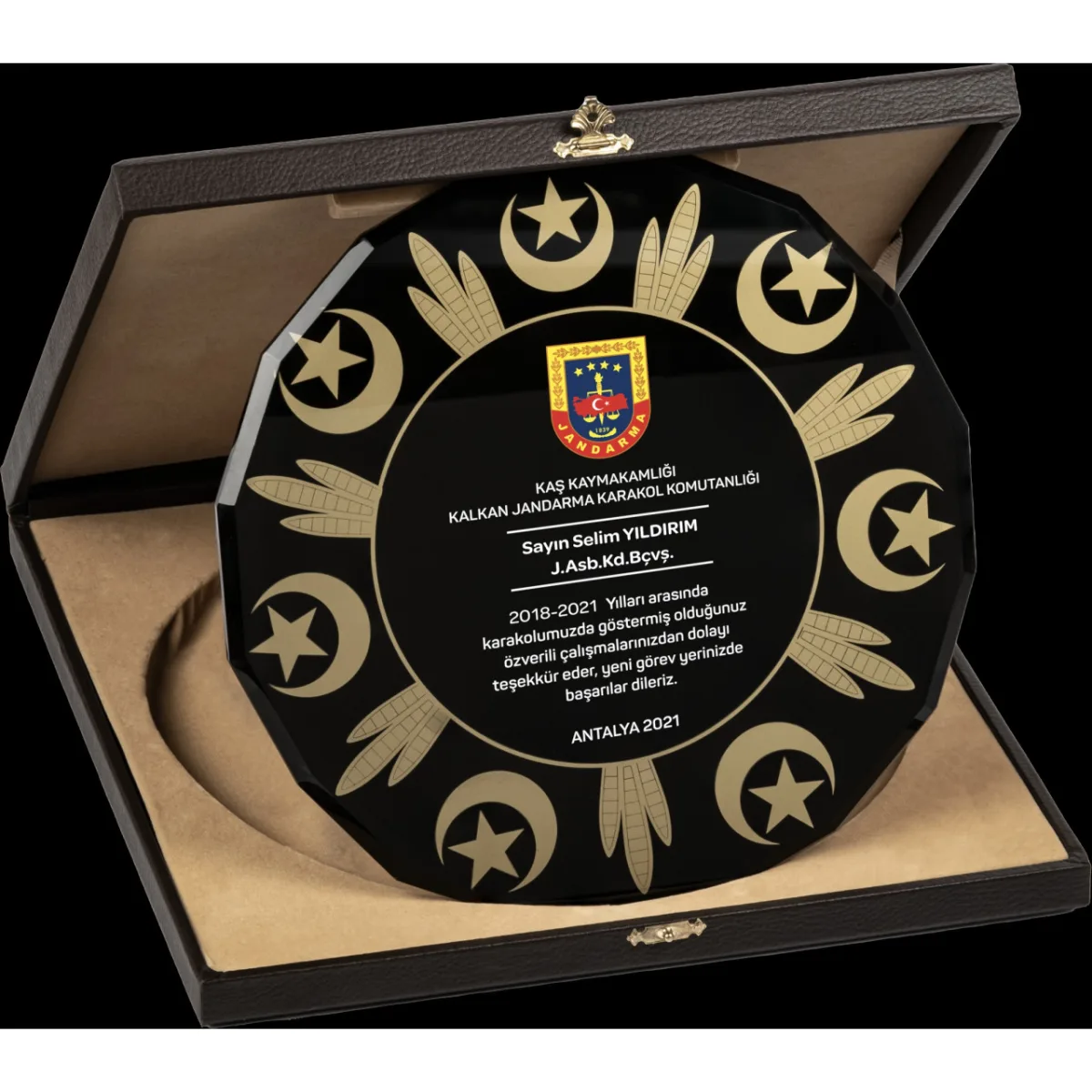 PB1510 Tabak Kristal Plaket — görsel 3