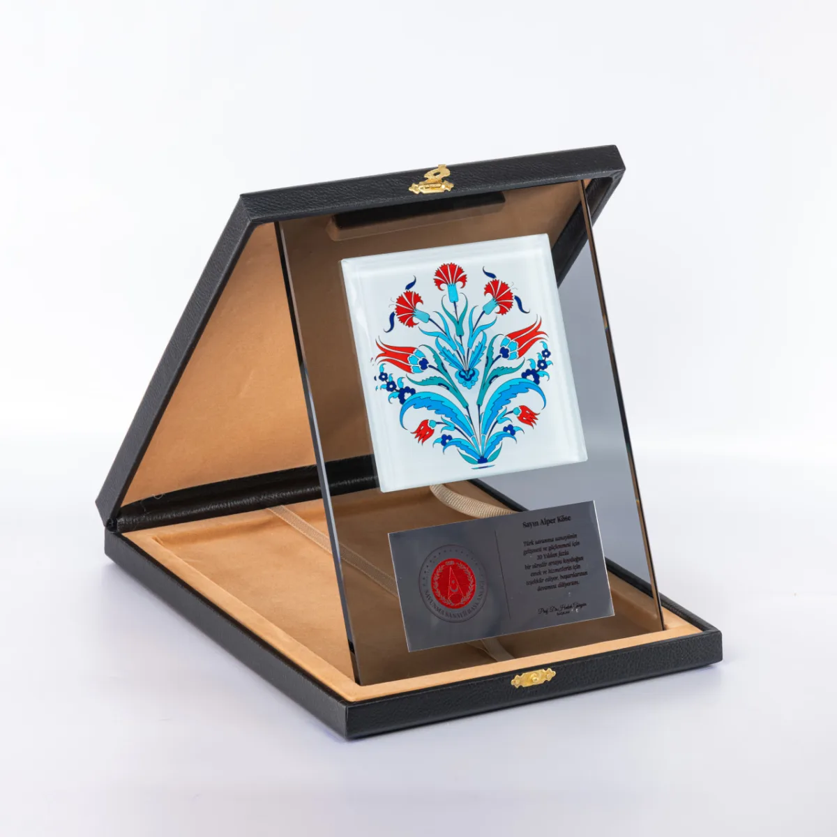 PB1103 Çinili Kristal Plaket — görsel 2