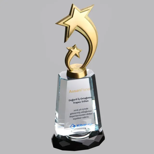 PB956 Kristal Plaket