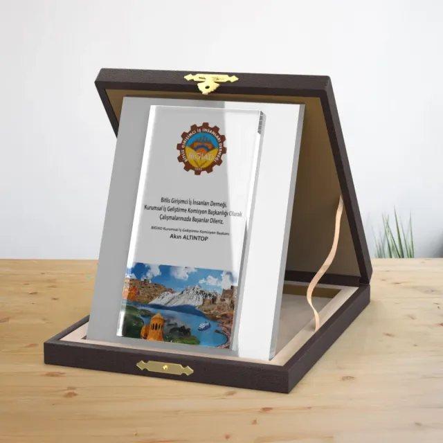 PB-254 Gümüş Süblimasyonlu Plaket