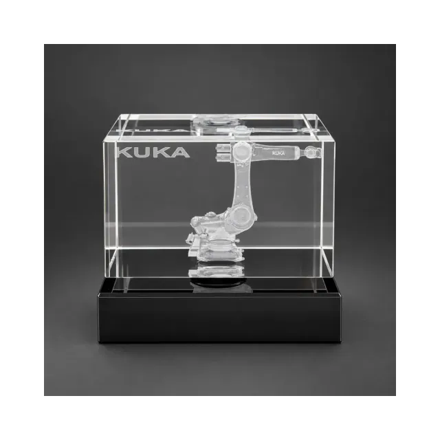 3D Lazer Patlatma Küp 6x6x10 Yatay Siyah Kaideli