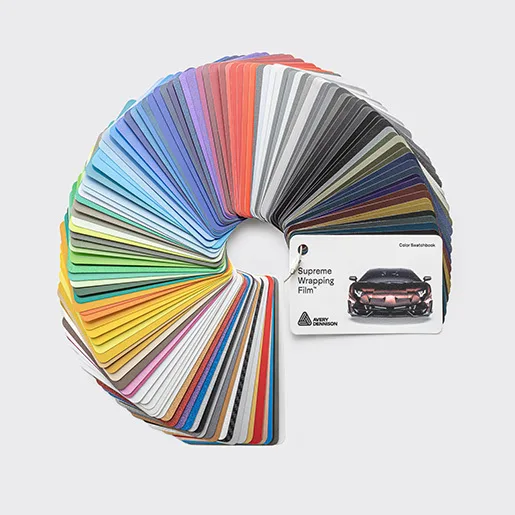 Avery Supreme Wrapping Film Color Swatchbook