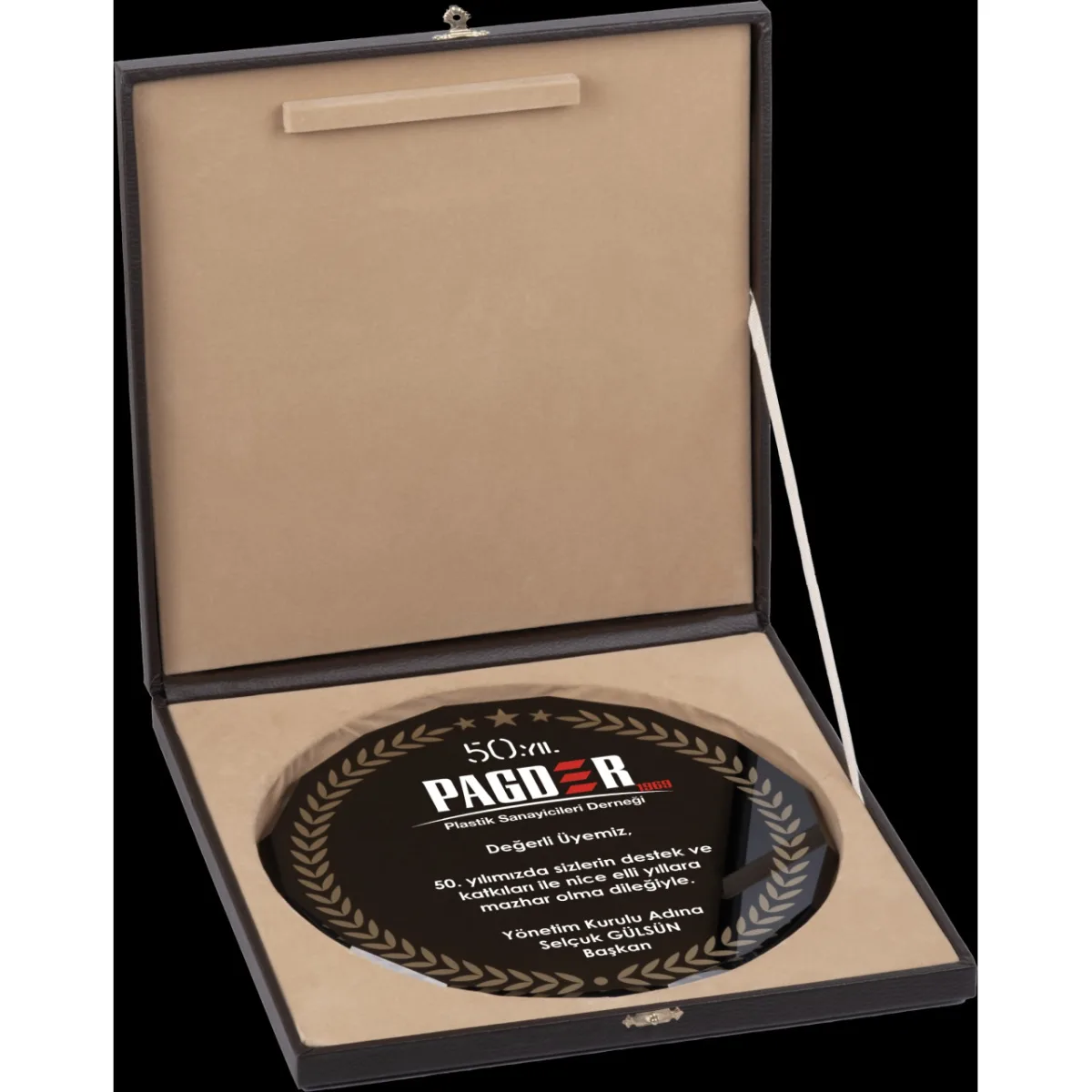 PB1512 Tabak Kristal Plaket — görsel 2