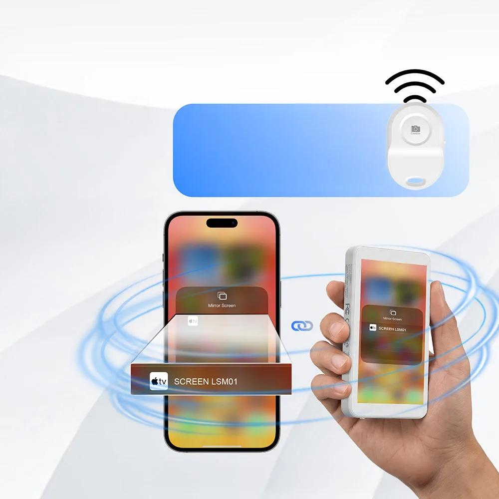 Lenyes LSM01 | Bluetooth Kumandalı Magnetik Wireless Ekran Yansıtma Cihazı