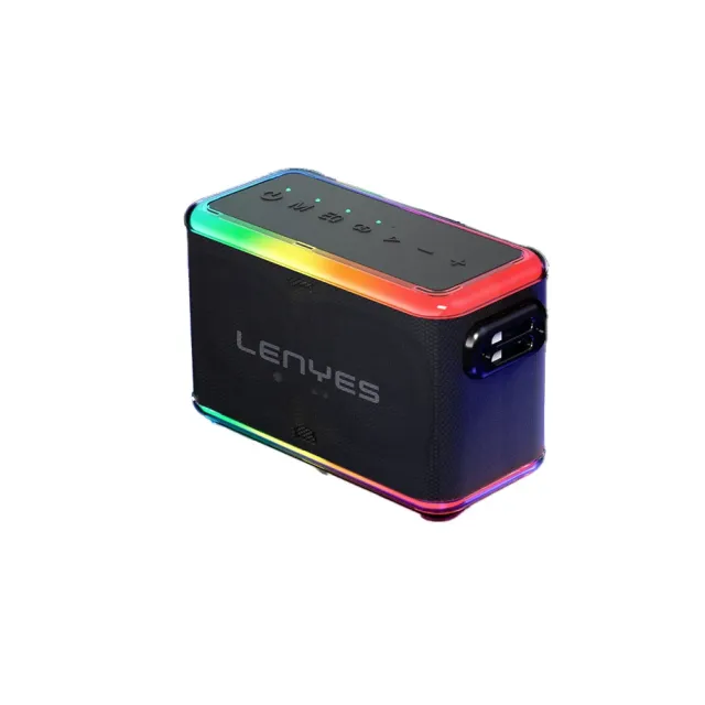 Lenyes S834 RGB LED Bluetooth Speaker | Karaoke Mikrofonlu & Taşınabilir