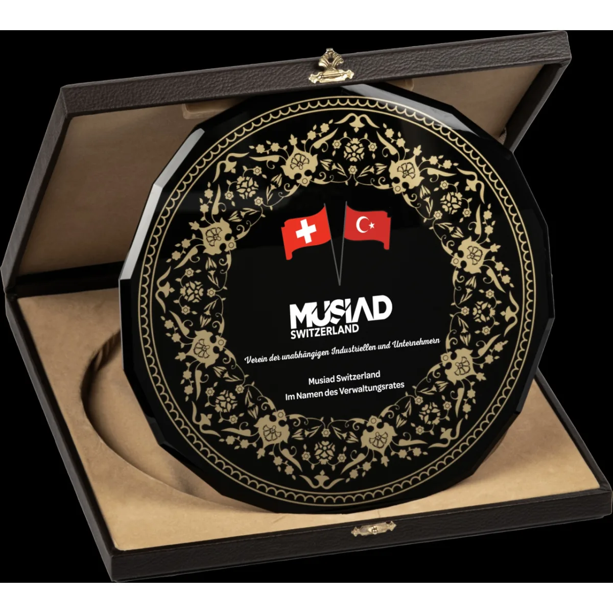 PB1505 Tabak Kristal Plaket — görsel 3