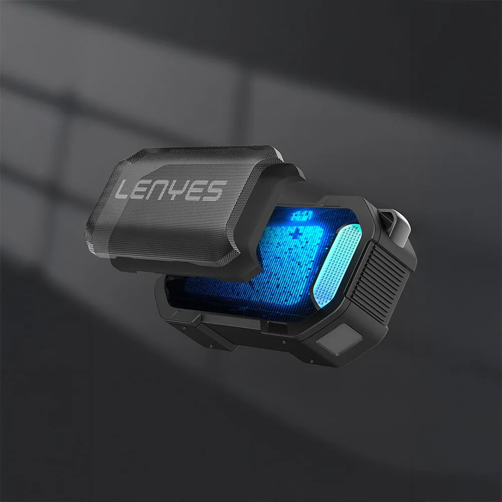 Lenyes S233 | RGB Işıklı Su Geçirmez TWS Bluetooth Hoparlör 12W