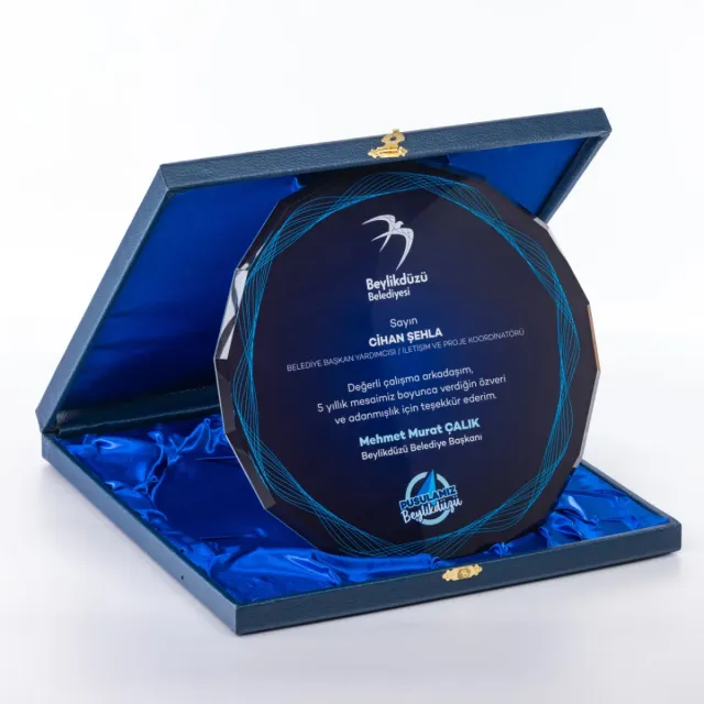 PB1610 Tabak Kristal Plaket