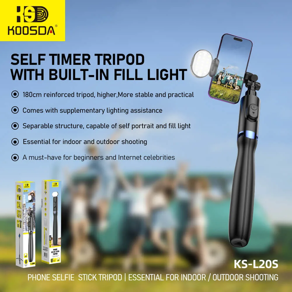 Koosda Ksl-20S Tripod Selfie Stick
