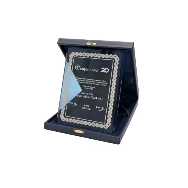 PB2021 15X20 Kristal Plaket