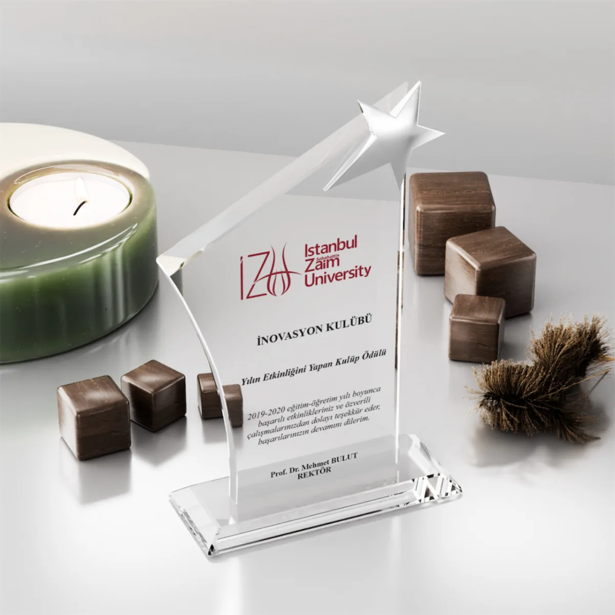 PB326 Kristal Plaket — görsel 2