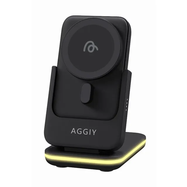 AG-W18 23W 3 in 1 Wireless MagSafe Şarj İstasyonu & PowerBank — görsel 2