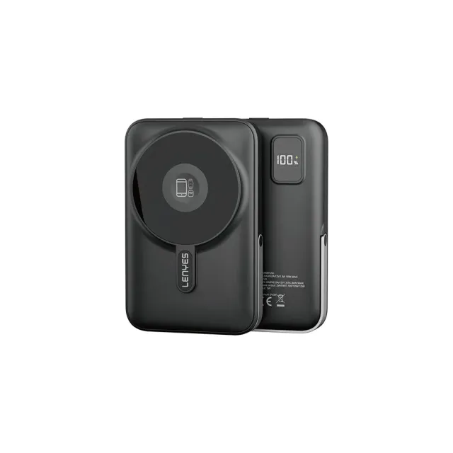 Lenyes PW1002D | 20W LED Ekranlı Standlı Kablosuz Powerbank 10000mAh